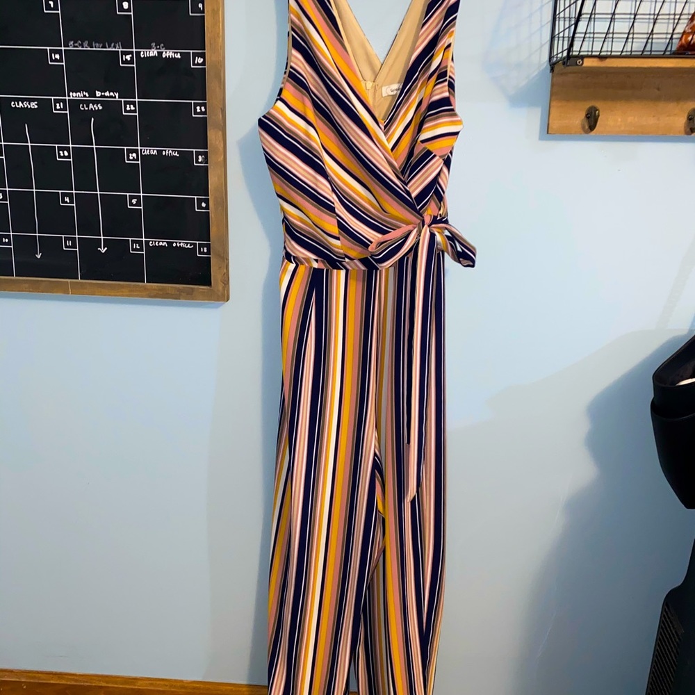 Striped Jumpsuit